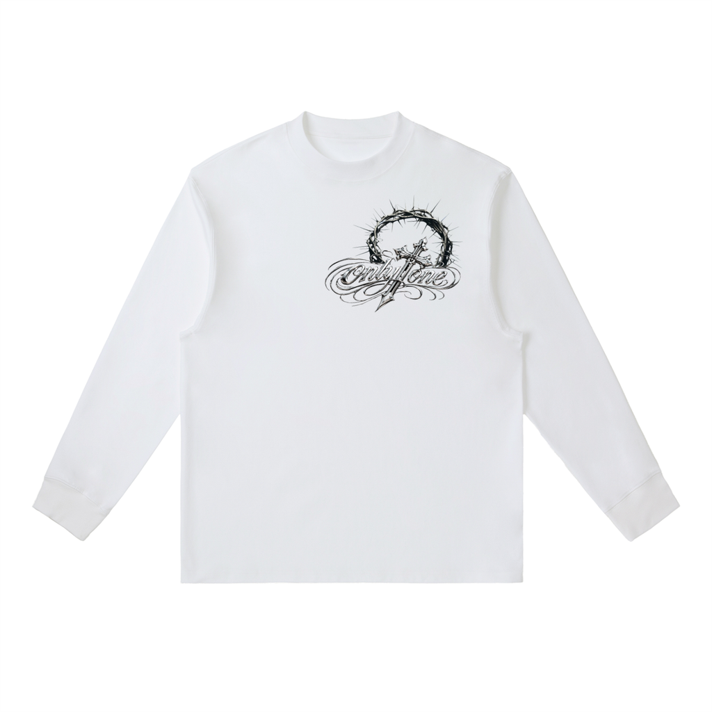 B. Crowned Long-Sleeve T-Shirt