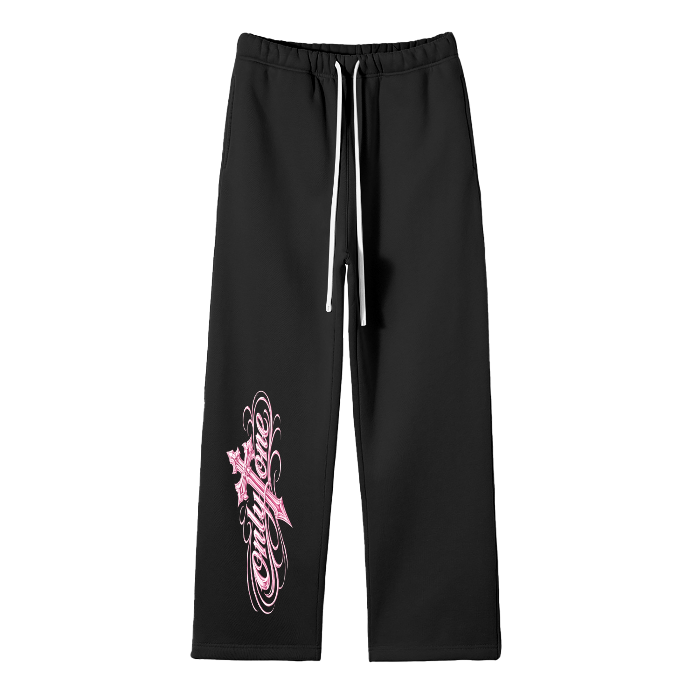 Fleece Straight Leg Sweat Pants