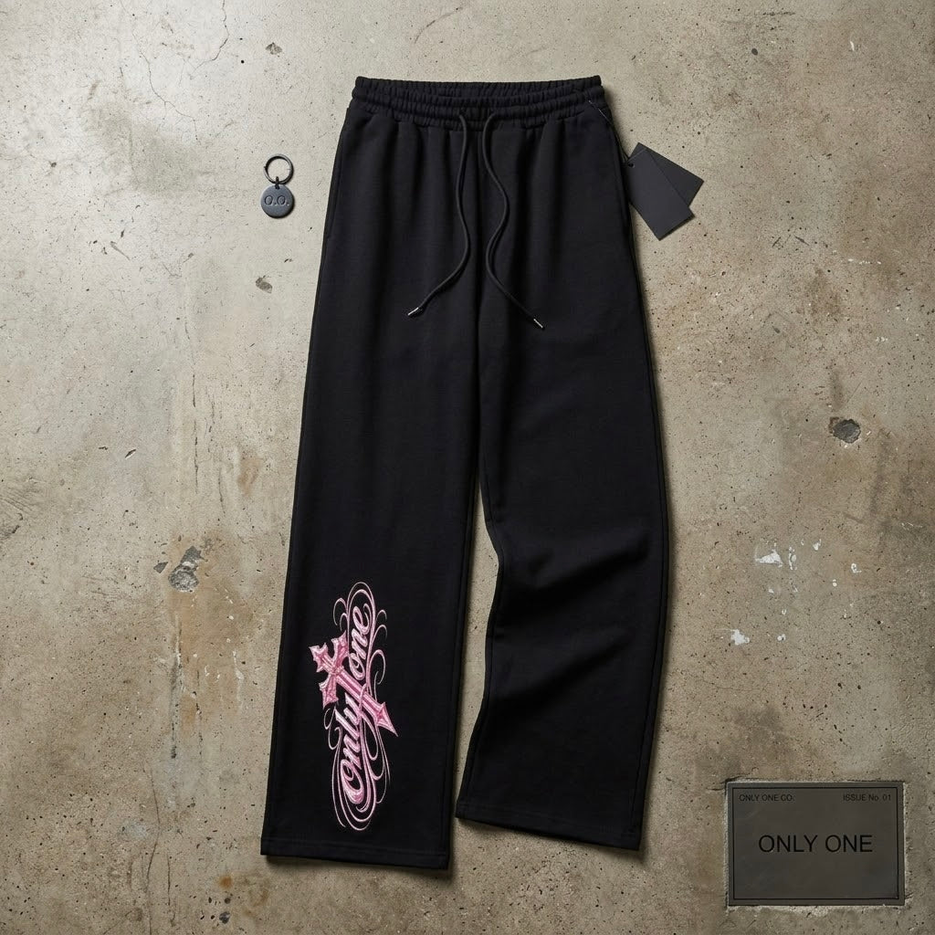 Fleece Straight Leg Sweat Pants